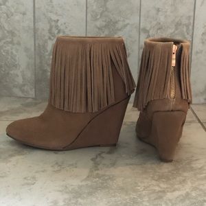 Chinese Laundry Fringe Bootie